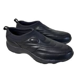 Propet Walking Shoes Black Slide-On WMNS US10M(B) W3851 Leather Orthotic Sneaker